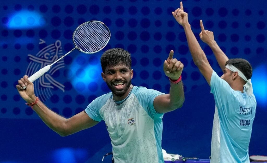 Badminton Duo Satwik and Chirag Cruise to Asian Games Finals with Dominant Victory Over Malaysian Opponents, Gold in Sight 1 satwik-chirag