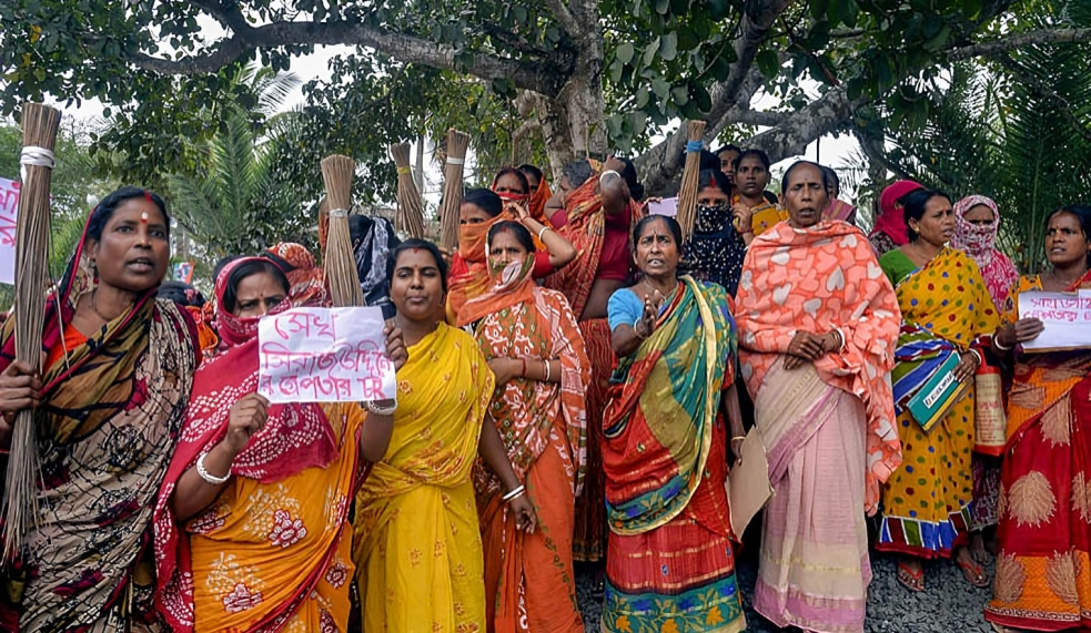 sandeshkhali protest (1)